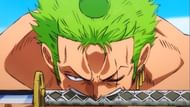 Zoro as seen in the anime's Wano arc. (Image via Toei Animation)